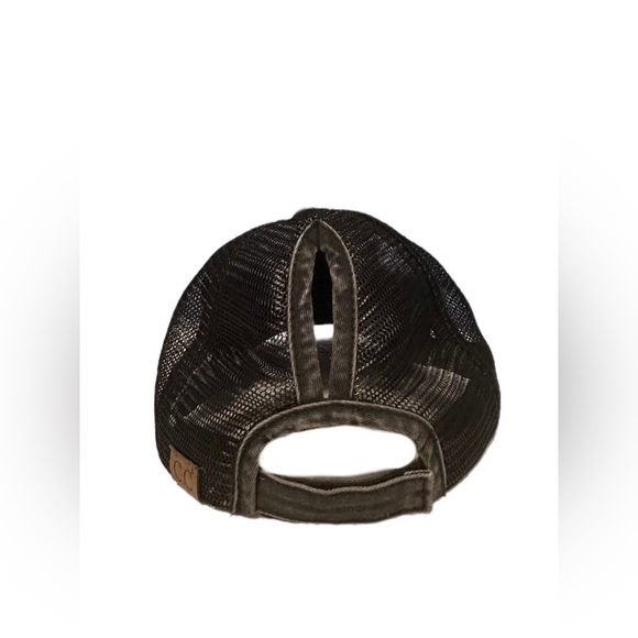 Distressed Ponytail Cap - Picture 2 of 3